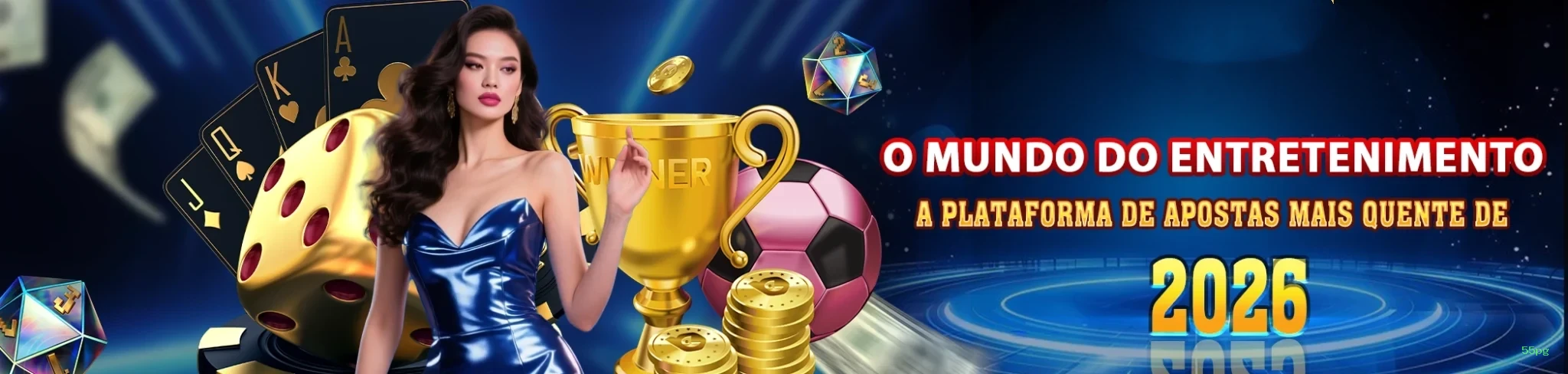 Imagem promocional dos jogos de lottery da 55pg